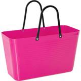 Plast Toteväskor Hinza Shopping Bag Large - Hot Pink