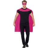 Superhjältar & Superskurkar - Unisex Dräkter & Kläder Smiffys Cape with Eyemask Pink