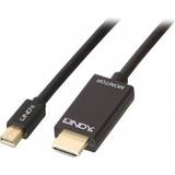 DisplayPort-kablar Lindy Passive HDMI-DisplayPort Mini 2m