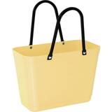 Hinza väska liten Hinza Shopping Bag Small (Green Plastic) - Lemon