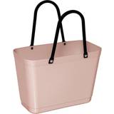 Bruna - Handtag Väskor Hinza Shopping Bag Small (Green Plastic) - Nougat