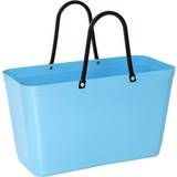 Hinza Väskor Hinza Shopping Bag Large (Green Plastic) - Light Blue