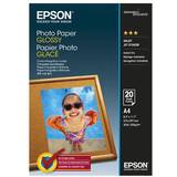 A4 - Bläckstråle Fotopapper Epson Glossy A4 200g/m² 20st