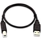 V7 Rund - USB-kabel Kablar V7 USB A-USB B 1.1 0.5m
