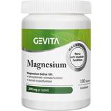 Förbättrar muskelfunktion Vitaminer & Mineraler Gevita Magnesium 250mg 100 st