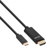 HDMI-kablar - High Speed (4K) - USB C-HDMI InLine USB C - HDMI 2m