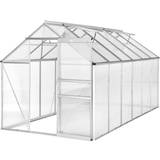 Tectake Fristående växthus tectake Greenhouse 6.93m² Aluminium Polycarbonate
