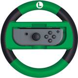 Gröna Rattar Hori Nintendo Switch Mario Kart 8 Deluxe Racing Wheel Controller (Luigi) - Black/Green