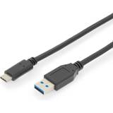USB A-USB C - USB-kabel Kablar Digitus USB A-USB C 3.1 (Gen.2) 1m