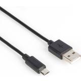 Nickel - PVC - USB-USB - USB-kabel Kablar Sweex USB A-USB Micro B 1m