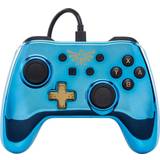 PowerA Wired Controller (Nintendo Switch) - Chrome Legend of Zelda - Blue