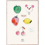 Soft Gallery Silver Barnrum Soft Gallery Mado x Fruits & Friends Large Poster 50x70cm