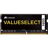 8 GB - SO-DIMM DDR4 - Svarta RAM minnen Corsair Value Select Black SO-DIMM DDR4 2133MHz 8GB (CMSO8GX4M1A2133C15)
