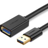 Guld - USB A-USB A - USB-kabel Kablar Ugreen USB A-USB A M-F 3.0 2m