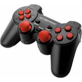 PlayStation 2 - Röda Spelkontroller Esperanza Corsair Gamepad - Black/Red