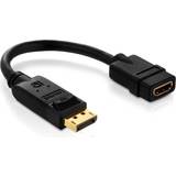 PureLink DisplayPort-kablar - Svarta PureLink HDMI-DisplayPort M-F 0.1m