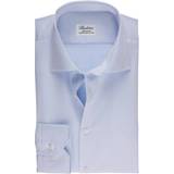 Stenströms Oxfordskjortor Kläder Stenströms Fitted Body Shirt in Superior Twill - Light Blue