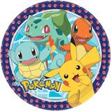 Amscan Plates Pokemon 8-pack
