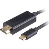 Akasa USB-kabel Kablar Akasa USB C-HDMI 1.8m