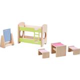 Haba Dockor & Dockhus Haba Little Friends Dollhouse Furniture Children’s Room for Two 303836