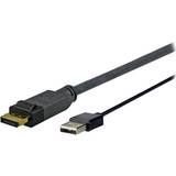 VivoLink USB-USB - USB-kabel Kablar VivoLink DisplayPort-USB A 1m