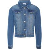 Jeansjackor Barnkläder Name It Star Rika Denim Jacket - Blue/Medium Blue Denim (13141427)