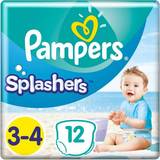 Bebisar Badblöjor Barnkläder Pampers Splashers Size 3-4, 6-11kg, 12-pack