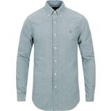 Blåa - Herr Skjortor Polo Ralph Lauren Slim Fit Chambray Shirt - Medium Wash