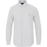Jeansjackor - Randiga Kläder Polo Ralph Lauren Slim Fit Oxford Sport Shirt - Bsr Blue/White