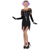 Leg Avenue Tidstypiska Maskeradkläder Leg Avenue Women's Gatsby Flatter 1920s Sequin Dress Costume