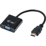 HDMI-kablar - VGA I-TEC HDMI - VGA/3.5mm/Mirco USB B PD M-F Adpater 0.2m