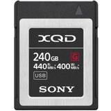 Sony Memory Stick Pro Duo Minneskort & USB-minnen Sony XQD G 440/400MB/s 240GB