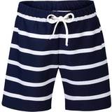 Polyamide Badbyxor Barnkläder Petit Crabe Alex Swim Shorts - Blue/White