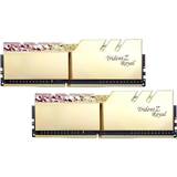 128 GB - DDR4 - Guld RAM minnen G.Skill Trident Z Royal RGB Gold DDR4 3200MHz 8x16GB (F4-3200C16Q2-128GTRG)