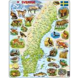 Djur Klassiska pussel Larsen Sweden Physical Animals 71 Pieces