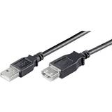 Hane - Hona - USB A-USB A - USB-kabel Kablar Goobay USB A - USB A M-F 2.0 1.8m