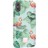 Happy Plugs Mobilfodral Happy Plugs Pink Flamingos Case (iPhone X/XS)