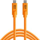 Orange - USB C-USB C - USB-kabel Kablar Tether Tools USB C-USB C 3.1 (Gen.1) 0.9m