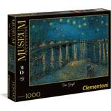 Clementoni Klassiska pussel Clementoni Van Gogh Starry Night on the Rhone Museum Collection 1000 Bitar