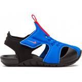 Nike Blåa Barnskor Nike Sunray Protect 2 TD - Photo Blue/Black/Bright Crimson