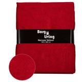 Dukar & Tygservetter Borg Living Nervous 5-pack Bordsduk Röd (300x150cm)