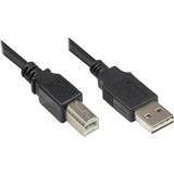 Good USB A-USB B - USB-kabel Kablar Good Easy USB A-USB B 2.0 1m