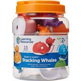 Hav - Plastleksaker Babyleksaker Learning Resources Snap n Learn Stacking Whales