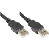 Good USB A-USB A - USB-kabel Kablar Good USB A-USB A 2.0 0.5m