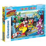 Clementoni Fordon Klassiska pussel Clementoni Disney Junior Mickey & the Roadster Racers 104 Bitar
