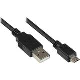 Good USB A-USB Micro-B - USB-kabel Kablar Good USB A-USB Micro B 2.0 0.2m