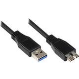 Good USB A-USB Micro-B - USB-kabel Kablar Good USB A-USB Micro B 3.0 0.2m
