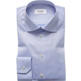 Eton Blåa Överdelar Eton Contemporary Fit Signature Twill Shirt - Light Blue