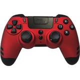 PlayStation 4 - Röda Handkontroller Steel Play MetalTech Wireless Controller - Red