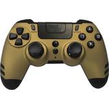 Guld - PlayStation 4 Spelkontroller Steel Play MetalTech Wireless Controller - Gold